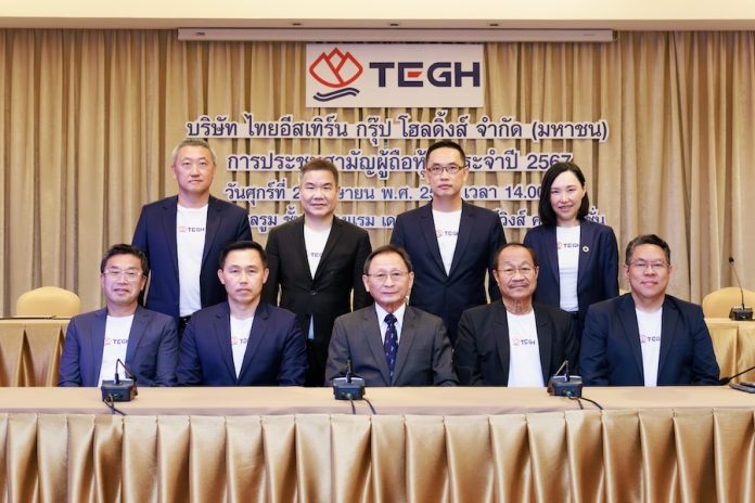 ผู้ถือหุ้น TEGH อนุมัติจ่ายปันผลปี 66 หุ้นละ 0.10 บ. แย้มปี 67 ผลงานสดใส รับอานิสงส์ EUDR ครึ่งปีหลัง ลุยส่งมอบยางแท่งลูกค้ายุโรป - เอเชีย