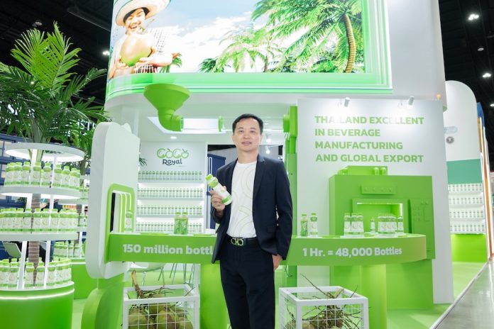 โรแยล พลัส (PLUS) สร้างสีสันในงาน THAIFEX-Anuga Asia 2024 ดัน COCO ROYAL น้ำมะพร้าวไทยแท้ที่ครองใจตลาดโลก ผ่านคอนเซ็ปต์ “TREE TO BOTTLES”