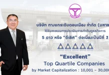 DMT คว้า CGR ระดับ “ดีเลศ” 5 ดาว 3 ปีซ้อน