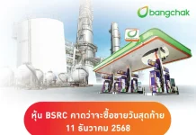บางจากฯ ปิดดีลซื้อขายหุ้น BSRC เตรียมเพิกถอนจากตลาด 12 ธ.ค.นี้