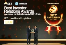 LEO คว้ารางวัล Best IR Awards จากเวที SET Awards 2025