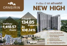 ORN ทุบสถิติ 9 เดือน 68 New High รายได้ 1,418 ล้านบาท กำไรโต 108%