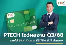 PTECH งบ Q3/68 รายได้พุ่ง 30%