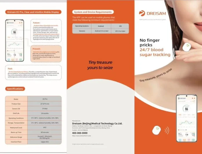 SMD 100 DREISAM Digital Diabetes Management Platform 01