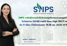 SNPS Q3/68 รายได้นิวไฮ 150.71 ลบ. กำไร 9 เดือนแตะ 76.36 ลบ. โตแรง 47.96%
