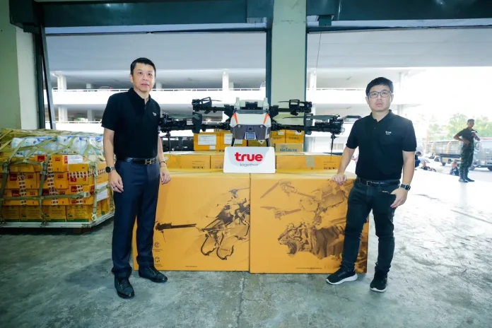 ทรูส่งฝูงโดรนบรรทุก “ความห่วงใย” เข้าสู่ Zone 8 หลัง รพ.หาดใหญ่