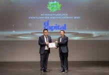 GCAP สุดปลื้มรับรางวัลเกียรติคุณ Sustainability Disclosure Award ประจำปี 2568