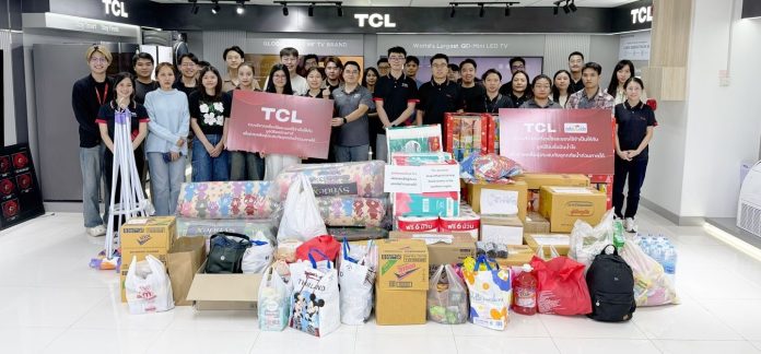 TCL ผนึกกำลัง มูลนิธิองค์กรทำดี - มูลนิธิเนชั่นปันน้ำใจ ส่งมอบของจำเป็นช่วยผู้ประสบอุทกภัยภาคใต้