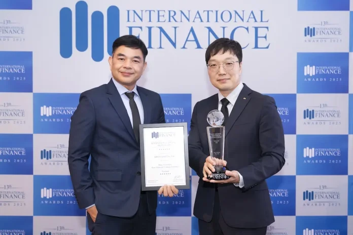 KB J Capital ประกาศความสำเร็จ คว้ารางวัล Most Innovative New Financial Lending Company – Thailand 2025 จากเวที International Finance Awards สะท้อนศักยภาพนวัตกรรมสินเชื่อดิจิทัลของไทย