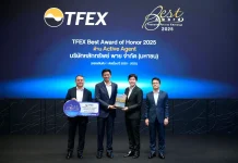 บล.พาย คว้ารางวัล TFEX Best Award of Honor ต่อเนื่องเป็นปีที่ 6