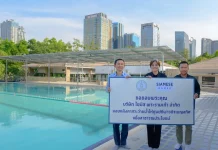 SA ส่งมอบหลังคาสระว่ายน้ำให้ “ศูนย์กีฬาวชิรเบญจทัศ”