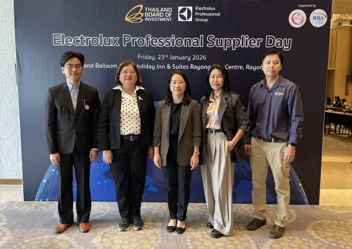 WHA Group ผนึกพันธมิตรจัดงาน “Electrolux Professional Sourcing Day” ตอกย้ำความเชื่อมั่นบริษัทชั้นนำระดับโลก เลือกใช้ซัพพลายเชนไทยเพื่อการผลิตส่งออก