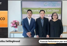 APCO โชว์งบปี 68 รายได้รวม 216.29 ล้านบาท เตรียมปันผล 100%