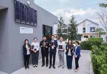 เสนาต้อนรับผู้แทนกระทรวงสิ่งแวดล้อมญี่ปุ่น ดูงานโซลาร์เพอรอฟสไกต์
