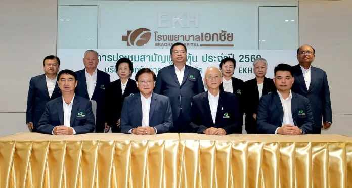 ผถห. EKH กดปุ่มอนุมัติจ่ายปันผลเป็นเงินสด 0.30 บ./หุ้น เตรียมขึ้น XD วันที่ 5 พ.ค.69 กำหนดจ่ายวันที่ 18 พ.ค.นี้ ปักหมุดลุยเปิด 3 โครงการใหม่ ดันรายได้ปีนี้เติบโต 20%