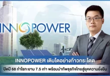 INNOPOWER ปิดปี 68 กำไรทะยาน 7.5 เท่า พร้อมนำทัพธุรกิจไทยสู่ยุคความยั่งยืน