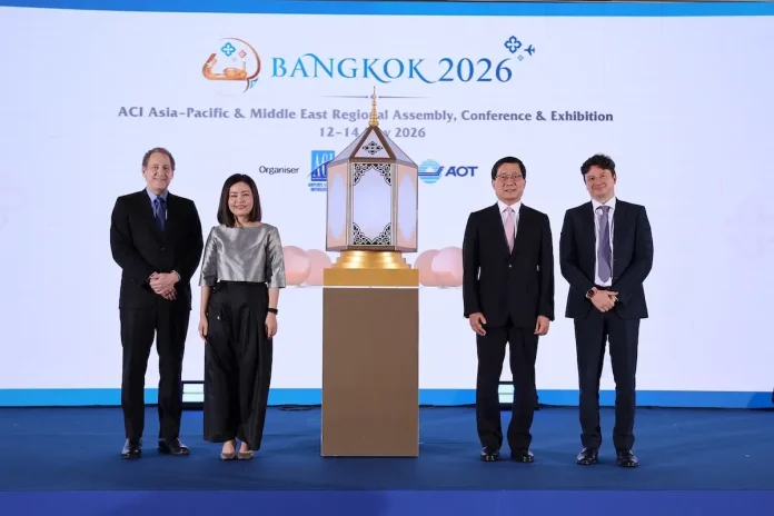 AOT เป็นเจ้าภาพจัดประชุมการบินโลก ACI APAC & MID RACE 2026 พร้อมเป็นฮับการบินภูมิภาค หวังพัฒนาท่าอากาศยานไทยสู่ระดับโลก