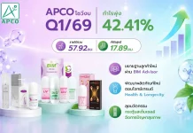 APCO โชว์ผลงาน Q1/69 กำไรพุ่ง 42.41%
