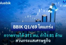 BBIK Q1/69 โตแกร่ง กวาดรายได้ 371 ลบ. กำไร 81 ล้าน สวนกระแสเศรษฐกิจ