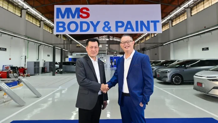 เอ็กซ์เผิง ประเทศไทย และ MMS ร่วมขับเคลื่อนบริการหลังการขาย เปิด ‘MMS Body and Paint’ ราชพฤกษ์ ศูนย์ซ่อมสีและตัวถังมาตรฐานสำหรับรถยนต์ไฟฟ้า ที่รับรองโดย เอ็กซ์เผิง ประเทศไทย รองรับลูกค้าย่านฝั่งธนบุรี