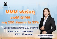 MMM ฟอร์มดุ รายได้ Q1 ทะลุ 200 ล้านบาท โต 33% ปันผลต่อเนื่อง 9 ไตรมาส