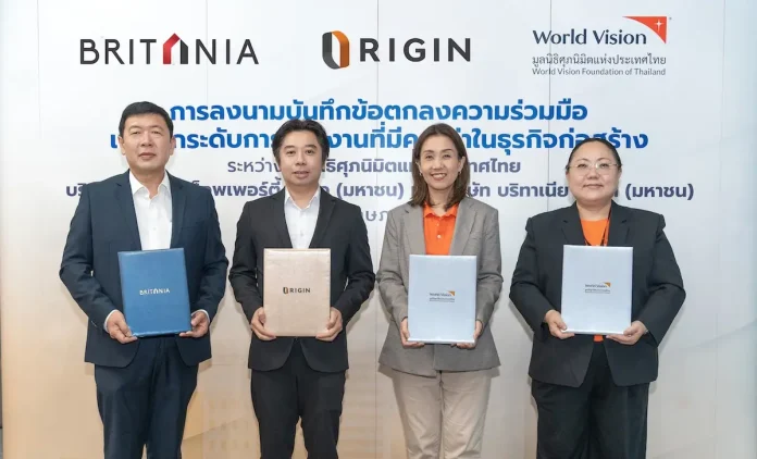 ออริจิ้น ร่วมกับ บริทาเนีย จับมือ มูลนิธิศุภนิมิตฯ ลงนามความร่วมมือยกระดับคุณภาพชีวิตและสุขภาพแรงงานข้ามชาติ ลุยจัดกิจกรรมเวิร์กช้อปให้ผู้รับเหมาและแรงงานในไซต์งาน กรุงเทพ-ตจว.