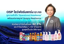 OSP โชว์ฟอร์มแกร่ง Q1/69 กำไรนิวไฮ 1,157 ล้าน ชู Margin แตะ 42.5%