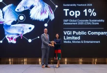 VGI คว้ารางวัล Top 1% ด้านความยั่งยืนระดับโลก 4 ปีซ้อน ในงาน S&P 2026 Yearbook Event and Distinction Ceremony