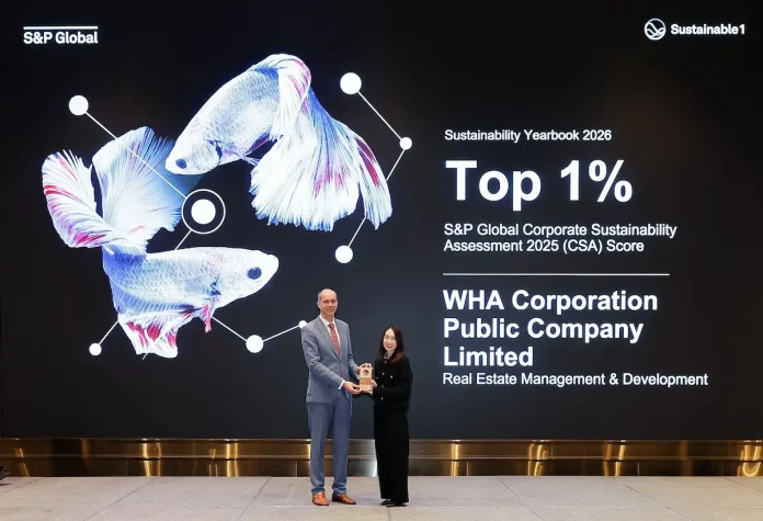 WHA Group คว้าอันดับ 1 ด้านความยั่งยืนระดับโลก 2 ปีซ้อน จาก S&P Global