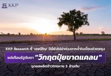 KKP Research ชี้ ‘เอลนีโญ’ ปีนี้ยังไม่วิกฤต จับตา “ปุ๋ยขาดแคลน” ฉุดผลผลิตข้าวไทยหาย 5 ล้านตัน