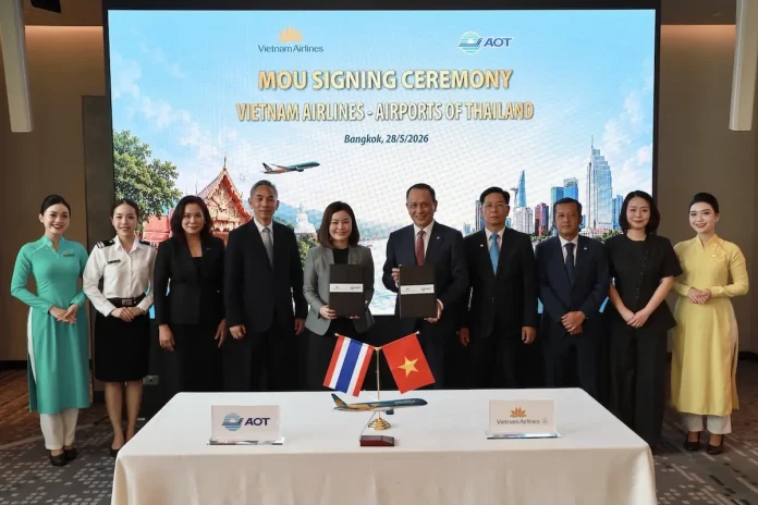 AOT จับมือ Vietnam Airlines ลุยเปิดเส้นทางบินใหม่ ปลุกตลาดท่องเที่ยวไทย-เวียดนาม
