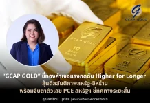 GCAP GOLD ชี้ทองคำเจอแรงกดดันดอกเบี้ยทรงตัวสูง ลุ้นดีลสันติภาพสหรัฐฯ-อิหร่าน พยุงตลาด