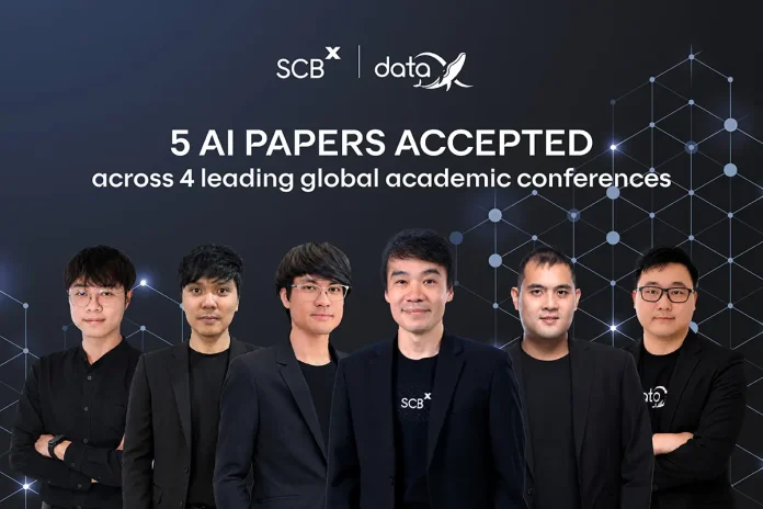 ‘กลุ่มเอสซีบีเอกซ์’ ตอกย้ำศักยภาพงานวิจัยระดับแนวหน้า Frontier Research ส่ง 5 ผลงานด้าน AI สู่ 4 เวทีวิชาการชั้นนำระดับโลก