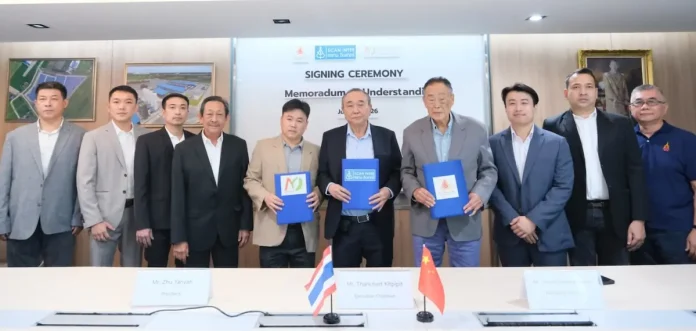 SCN ลงนาม MOU ผนึกพันธมิตรไทย-จีน ศึกษาเทคโนโลยีแปรรูปของเสียเป็นพลังงาน มุ่งขับเคลื่อนเศรษฐกิจสู่ความยั่งยืน ตอบรับเทรนด์โลกอนาคต