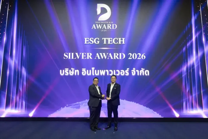INNOPOWER เดินหน้าต่อยอด “REC Aggregator” คว้ารางวัล ESG Tech เสริมความเชื่อมั่นตลาดพลังงานสะอาด