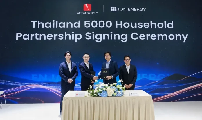 ION Energy ผนึก Sigenergy ยักษ์ใหญ่เทคโนโลยีพลังงานสะอาดระดับโลก ขึ้นแท่นพันธมิตรไทย ลุยติดตั้งโซลาร์ภาคครัวเรือนเพิ่ม 5,000 หลังใน 3 ปี