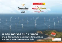 BGRIM คว้า 11 รางวัลยอดเยี่ยมจาก FinanceAsia Awards 2026 ควบ 6 รางวัลใหญ่อาเซียน