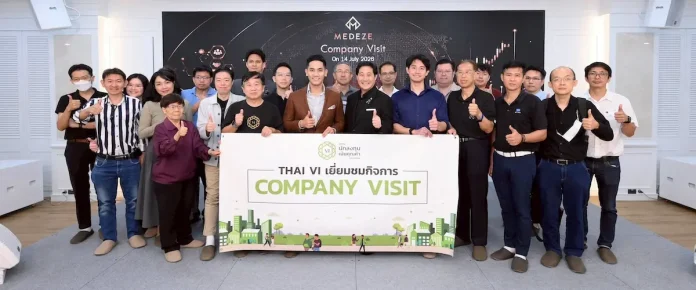 MEDEZE เปิดบ้านรับ THAI VI โชว์ศักยภาพธุรกิจสเต็มเซลล์ มองโอกาสเติบโตเวชศาสตร์ฟื้นฟูหนุนเศรษฐกิจสุขภาพ