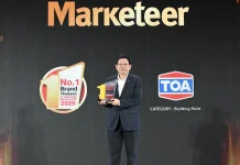 TOA ครองแชมป์ No.1 Brand Thailand 14 ปีซ้อน