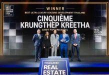 A5 ตอกย้ำผู้นำบ้านหรู CINQUIÈME Krungthep Kreetha คว้า Best Ultra Luxury Housing Development Thailand 2026