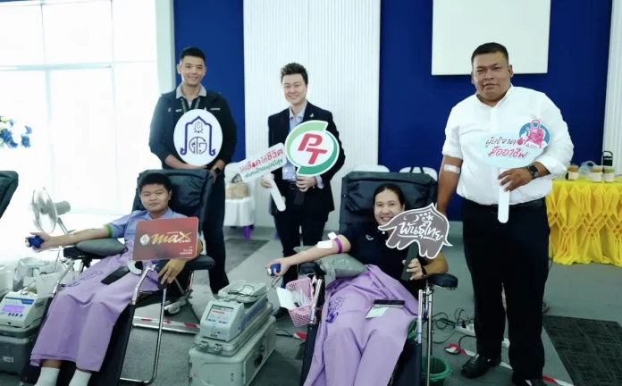 PTG ร่วมกับ ศิริราช รับบริจาคโลหิต ณ โรงเรียนศึกษานารีวิทยา