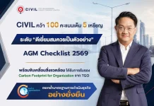 CIVIL คว้า 100 คะแนนเต็ม AGM Checklist 2569