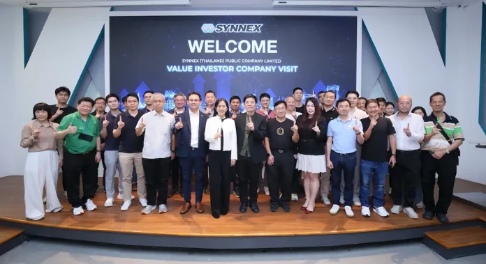SYNEX เปิดบ้านพานักลงทุนสัมผัส “Technology Ecosystem” โชว์ Technology Showcase - Smart Warehouse ฉายภาพโอกาสเติบโตยุค AI สุธิดา มงคลสุธี CEO SYNEX นำนักลงทุนเข้าชม Technology Showcase และ Smart Warehouse