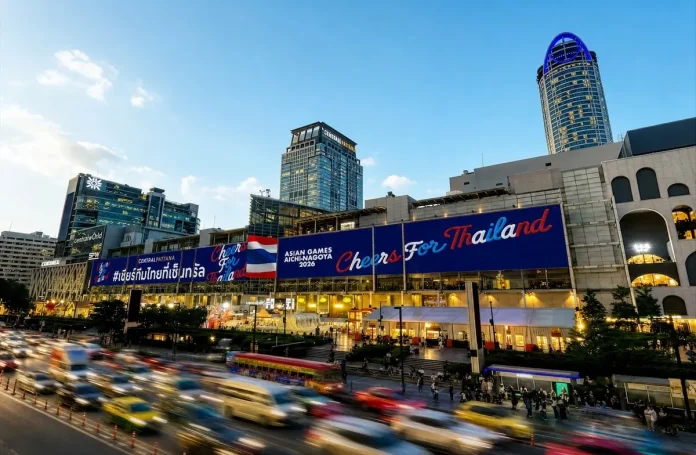 เซ็นทรัลพัฒนา ปลุกพลัง “Cheers for Thailand” ชวนคนไทยรวมใจเชียร์ทัพไทย สู้ศึกเอเชียนเกมส์ 2026 ผ่านจอศูนย์การค้าเซ็นทรัลทั่วประเทศ #เชียร์ทีมไทยที่เซ็นทรัล เซ็นทรัลพัฒนา ปลุกพลัง Cheers for Thailand ผ่านจอดิจิทัลขนาดใหญ่ทั่วประเทศ เชียร์เอเชียนเกมส์ 2026
