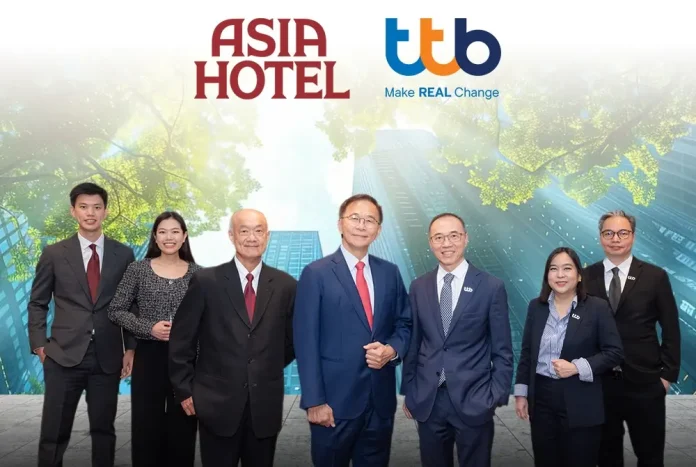 ASIA จับมือ TTB หนุนสินเชื่อ ลุย Green Hotel ยกระดับโรงแรมสู่ธุรกิจยั่งยืน ASIA จับมือ TTB รับวงเงินสินเชื่อ Green Loan กว่า 1,880 ล้านบาท เพื่อพัฒนาโรงแรมเอเชียกรุงเทพและพัทยาสู่ Green Hotel