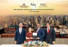 AWC ผนึก IHG เปิดตัวโรงแรม Ruby แห่งแรกในไทย ย่านสีลม AWC ร่วมกับ IHG Hotels & Resorts ลงนามสัญญาบริหารโรงแรม Ruby in Bangkok แห่งแรกในไทยและเอเชียแปซิฟิก ย่านสีลม-สาทร