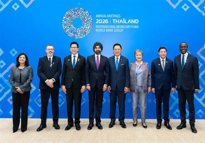 นายกรัฐมนตรีเปิดการประชุม Annual Meetings Plenary ในฐานะเจ้าภาพ พร้อมผู้นำ IMF และ World Bank Group ร่วมถ่ายทอดวิสัยทัศน์เศรษฐกิจโลก นายกรัฐมนตรี อนุทิน ชาญวีรกูล เป็นประธานเปิดการประชุม Annual Meetings Plenary ของ IMF และ World Bank Group ปี 2569 ณ ศูนย์การประชุมแห่งชาติสิริกิติ์