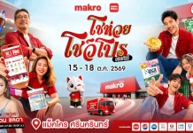 แม็คโคร จัดใหญ่ “โชห่วย โชว์โปร ออนทัวร์ 2026” บริษัท ซีพี แอ็กซ์ตร้า จำกัด มหาชน จัดงานใหญ่ แม็คโคร โชห่วย โชว์โปร ออนทัวร์ 2026 ครั้งที่ 17 ณ แม็คโคร สาขาศรีนครินท