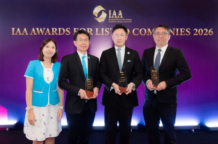 MTC สุดยอด! คว้า 3 รางวัลใหญ่จาก IAA Awards 2026 ต่อเนื่อง 3 ปีซ้อน ผู้บริหาร MTC (เมืองไทย แคปปิตอล) คว้า 3 รางวัลเกียรติยศ Best CEO, CFO และ IR จากเวที IAA Awards 2026