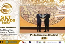 ฟิลลิป คว้า 2 รางวัลใหญ่ SET Awards 2026 บล.ฟิลลิป (ประเทศไทย) คว้า 2 รางวัลใหญ่ SET Awards 2026 ด้าน Digital Wealth Service ผสานเทคโนโลยีกับที่ปรึกษาการลงทุนผ่าน Phillip Pocket